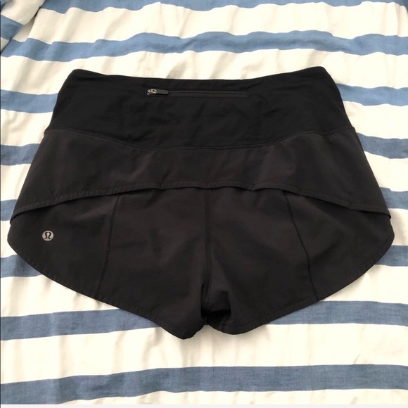 lululemon athletica Pants - Lululemon speed shorts high rise black 6